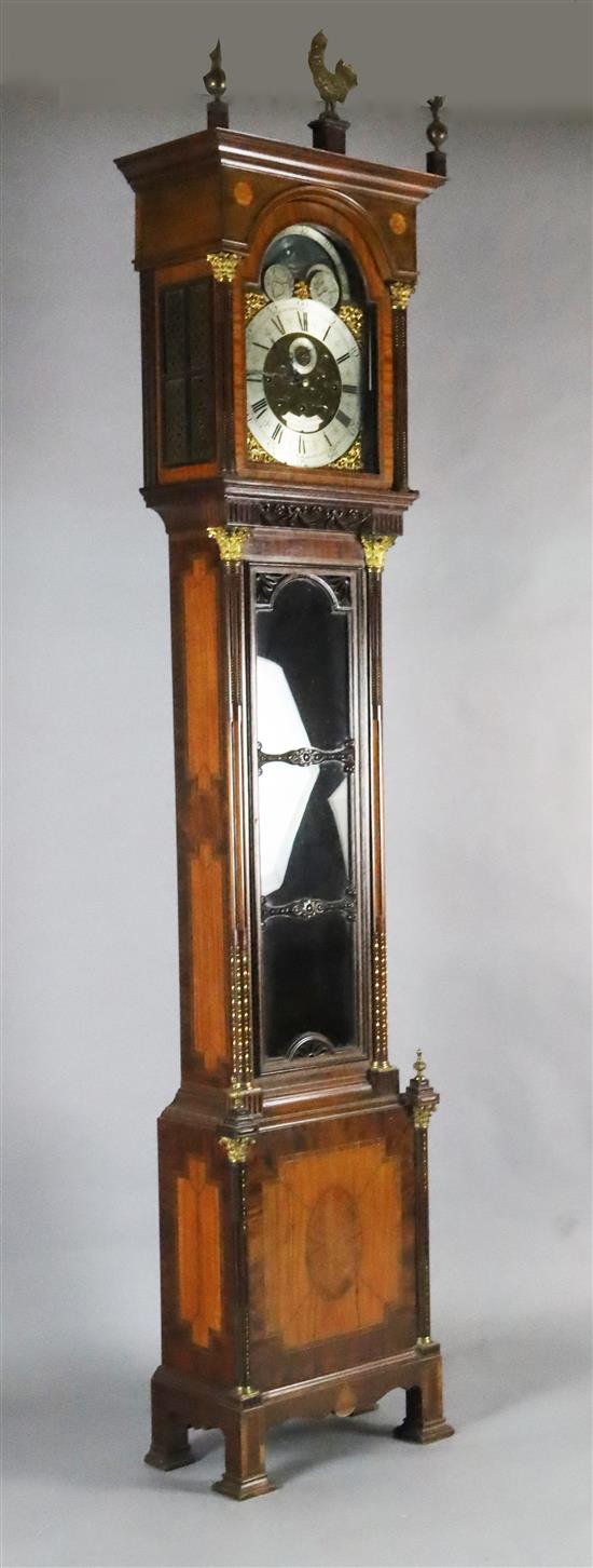 George Graham Clockmaker. A 19th century Dutch? chiming longcase clock